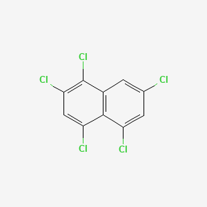 molecular formula C10H3Cl5 B1214720 1,2,4,5,7-Pentachloronaphthalene CAS No. 1321-64-8