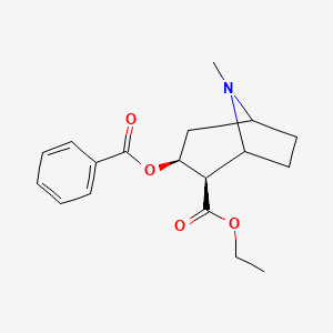 ethyl (2R,3S)-3-benzoyloxy-8-methyl-8-azabicyclo[3.2.1]octane-2-carboxylate