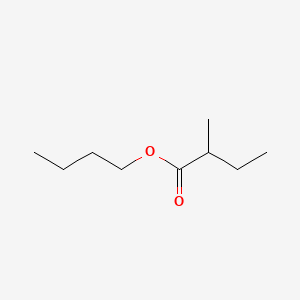 molecular formula C9H18O2 B1214727 Butyl 2-methylbutyrate CAS No. 15706-73-7