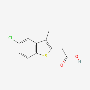 molecular formula C11H9ClO2S B1214732 Tianafac CAS No. 51527-19-6