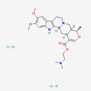 molecular formula C26H37Cl2N3O5 B1214736 Paratensiol CAS No. 3735-84-0