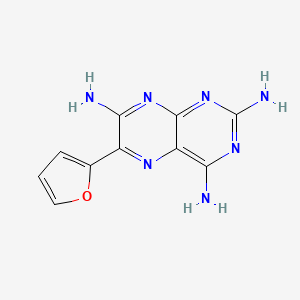 molecular formula C10H9N7O B1214737 Furterene CAS No. 7761-75-3