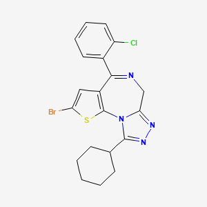 molecular formula C20H18BrClN4S B1214738 Ciclotizolam CAS No. 58765-21-2