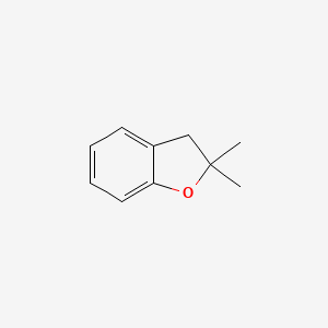 molecular formula C10H12O B1214742 2,3-二氢-2,2-二甲基苯并呋喃 CAS No. 6337-33-3