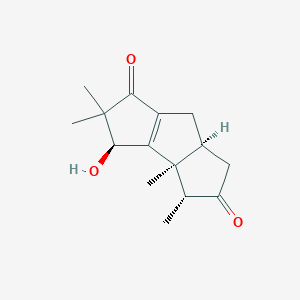 molecular formula C15H20O3 B1214746 Hirsutenol A 
