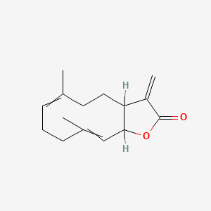 molecular formula C15H20O2 B1214757 Costunolide 