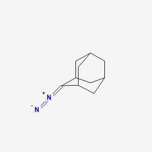 molecular formula C10H14N2 B1214759 Diazoadamantane 