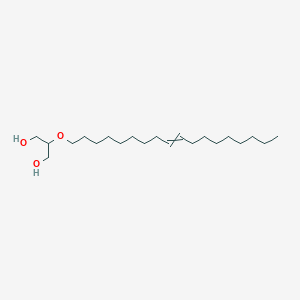 molecular formula C21H42O3 B1214762 2-O-(9-Octadecenyl)glycerol 
