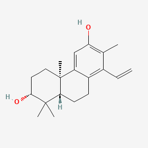 molecular formula C20H28O2 B1214770 Spruceanol CAS No. 72963-56-5