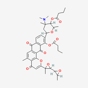 molecular formula C41H47NO11 B1214774 3',11-Dibutyrylankinomycin CAS No. 151283-90-8