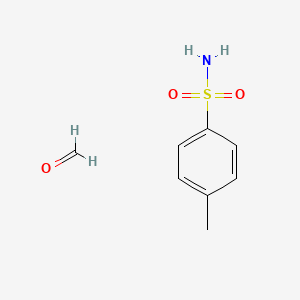 molecular formula C8H11NO3S B1214775 4-Toluenesulfonamide-formaldehyde resin CAS No. 25035-71-6