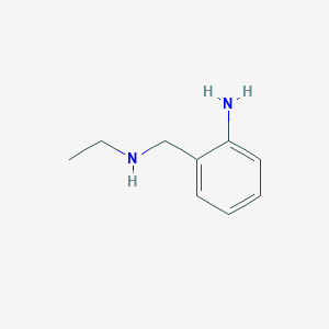 molecular formula C9H14N2 B121480 N-ethyl-N-(2-aminobenzyl)amine CAS No. 142141-40-0