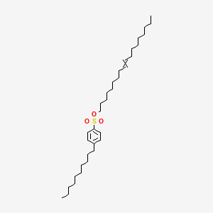 molecular formula C34H60O3S B1214801 Octadec-9-enyl 4-decylbenzenesulfonate 