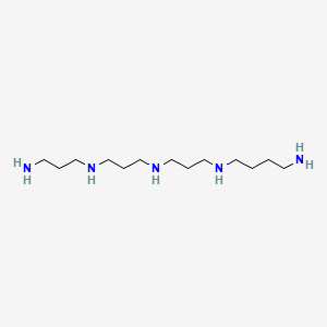 molecular formula C13H33N5 B1214810 Homocaldopentamine CAS No. 84807-66-9