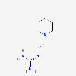 molecular formula C9H20N4 B1214816 N-(2-Guanidinoethyl)-4-methylpiperidine CAS No. 46235-00-1