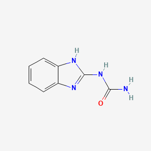 molecular formula C8H8N4O B1214822 2-Benzimidazolylurea CAS No. 24370-25-0