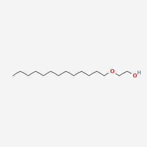 molecular formula C15H32O2 B1214826 2-(Tridecyloxy)ethanol CAS No. 38471-49-7