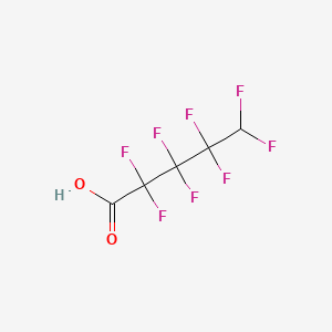 molecular formula C5H2F8O2 B1214836 5H-Octafluoropentanoic acid CAS No. 376-72-7