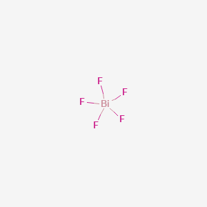 molecular formula BiF5-5 B1214838 Bismuth(+3) trihydride cation pentafluoride CAS No. 7787-62-4