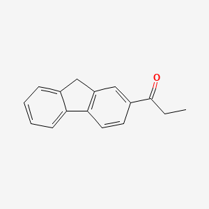 molecular formula C16H14O B1214843 1-(9H-Fluoren-2-yl)-1-propanone CAS No. 65007-01-4