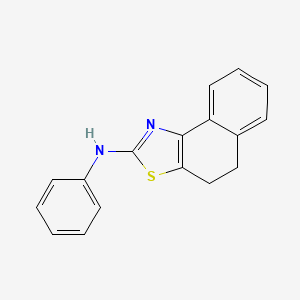 molecular formula C17H14N2S B12148463 4,5-Dihydrobenzo[e]benzothiazol-2-ylphenylamine 