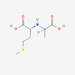 molecular formula C8H15NO4S B1214849 L-Methionine, N-(1-carboxyethyl)- CAS No. 99473-73-1