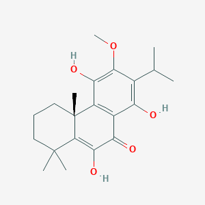 (4aR)-5,8,10-trihydroxy-6-methoxy-1,1,4a-trimethyl-7-propan-2-yl-3,4-dihydro-2H-phenanthren-9-one