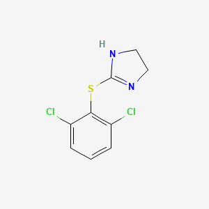 1h-Imidazole, 2-[(2,6-dichlorophenyl)thio]-4,5-dihydro-