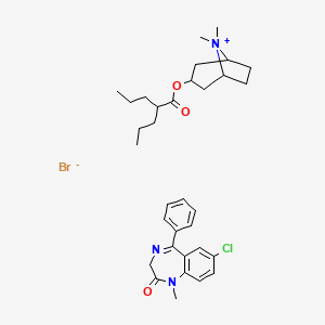 molecular formula C33H45BrClN3O3 B1214859 Valpinax CAS No. 78891-89-1