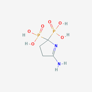 (5-Amino-3,4-dihydro-2H-pyrrol-2-ylidene)bisphosphonic acid