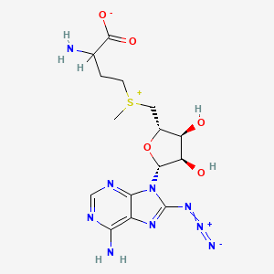 molecular formula C15H21N9O5S B1214868 8-Azido-S-adenosylmethionine CAS No. 84980-20-1
