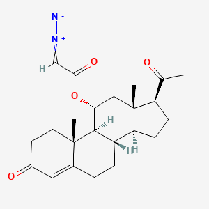 11alpha-Diazoacetate progesterone