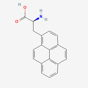 molecular formula C19H15NO2 B1214871 1-Pyrenylalanine CAS No. 87147-90-8