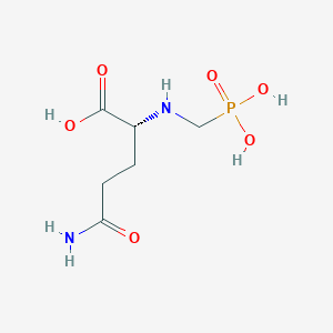 D-Glutamine, N-(phosphonomethyl)-, (R*,R*)-(-)-