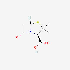 molecular formula C8H11NO3S B1214885 Penicillanic acid CAS No. 87-53-6