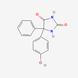 5-(4-Hydroxyphenyl)-5-phenylimidazolidine-2,4-dione