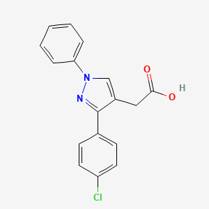 molecular formula C17H13ClN2O2 B1214889 Lonazolac CAS No. 53808-88-1