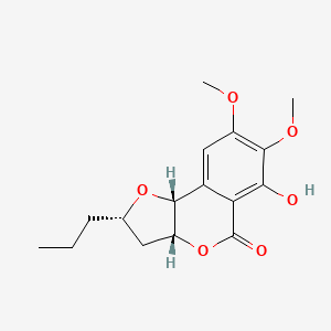 molecular formula C16H20O6 B1214890 Monocerin CAS No. 30270-60-1