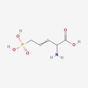 Amino-5-phosphono-3-pentenoic acid