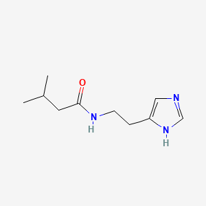 molecular formula C10H17N3O B1214895 Dolichotheline CAS No. 23100-08-5