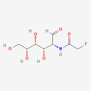 molecular formula C8H14FNO6 B1214897 N-fluoroacetyl-D-glucosamine CAS No. 4495-81-2