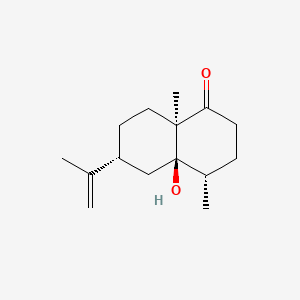 molecular formula C15H24O2 B1214910 Corymbolone CAS No. 97094-19-4