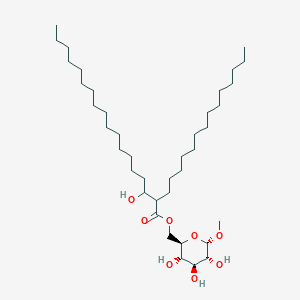 [(2R,3S,4S,5R,6S)-3,4,5-trihydroxy-6-methoxyoxan-2-yl]methyl 3-hydroxy-2-tetradecyloctadecanoate