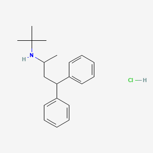 molecular formula C20H28ClN B1214920 Terodiline Hydrochloride CAS No. 7082-21-5