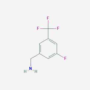 molecular formula C8H7F4N B121493 3-Fluoro-5-(trifluoromethyl)benzylamine CAS No. 150517-77-4