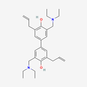 molecular formula C28H40N2O2 B1214932 Bialamicol CAS No. 493-75-4