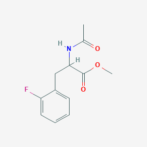 molecular formula C12H14FNO3 B121496 AC-DL-PHE(2-F)-OME CAS No. 151073-66-4