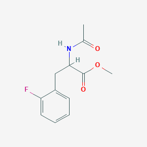 molecular formula C12H14FNO3 B121496 Methyl 2-acetamido-3-(2-fluorophenyl)propanoate CAS No. 151073-66-4