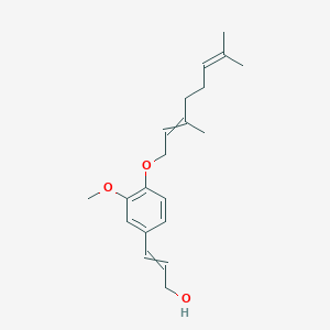 3-(4-((3,7-Dimethylocta-2,6-dien-1-yl)oxy)-3-methoxyphenyl)prop-2-en-1-ol
