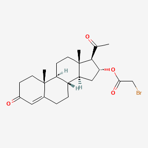 molecular formula C23H31BrO4 B1214985 16alpha-Bromoacetoxyprogesterone CAS No. 51541-48-1